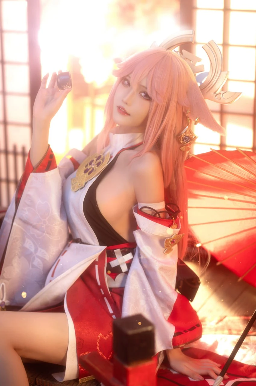 花兮_honoka的能代 冬雪沁香主题cos写真