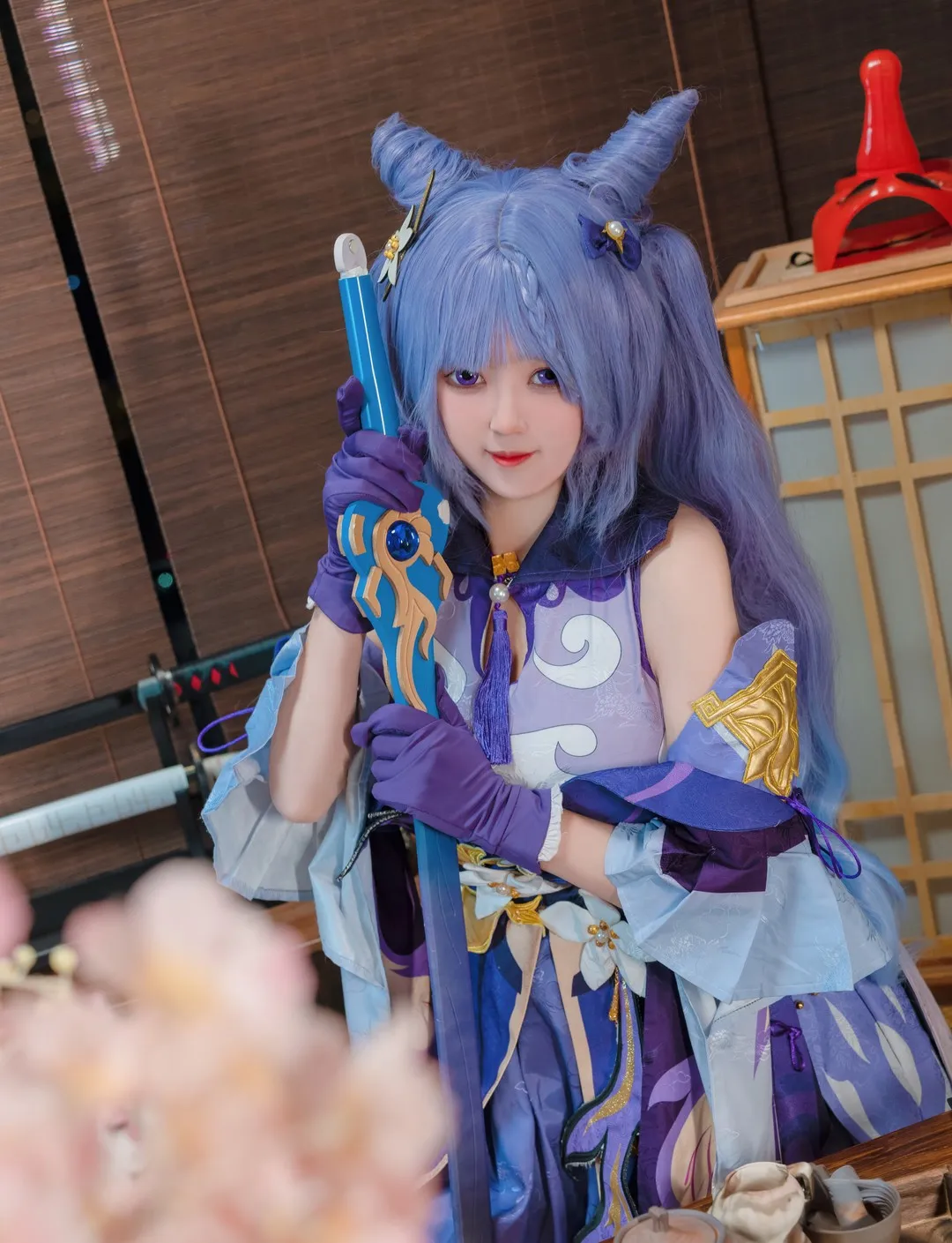 木之本澜蓝发游戏角色写真预览