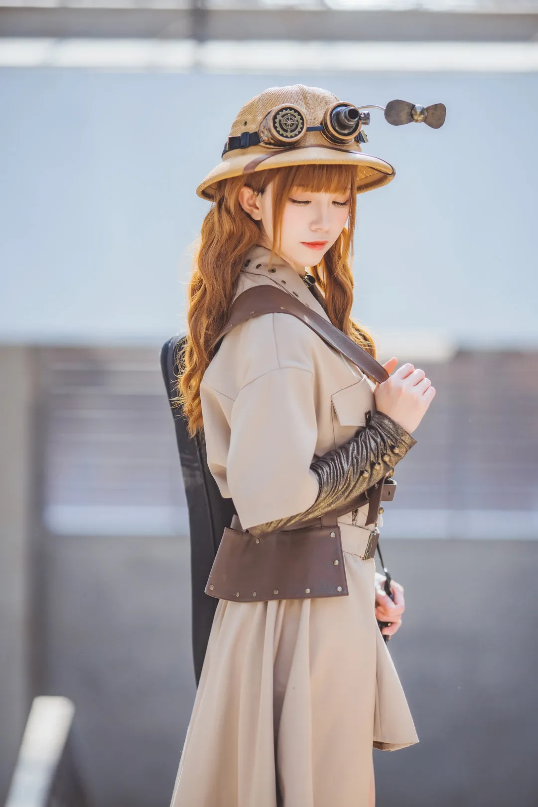 绮太郎_Kitaro棕色帽子服装角色写真